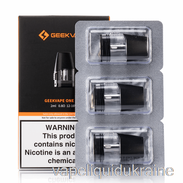 Vape Liquid Ukraine Geek Vape Aegis ONE Replacement Pods 0.8ohm Pods